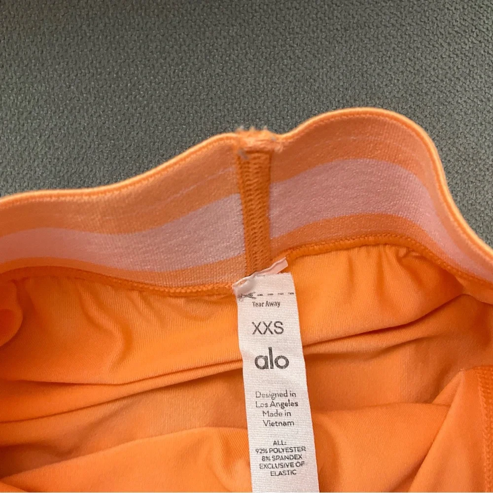 Alo Yoga Match Point Tennis Skirt Cantaloupe XXS